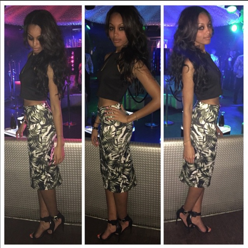 Printed skirt